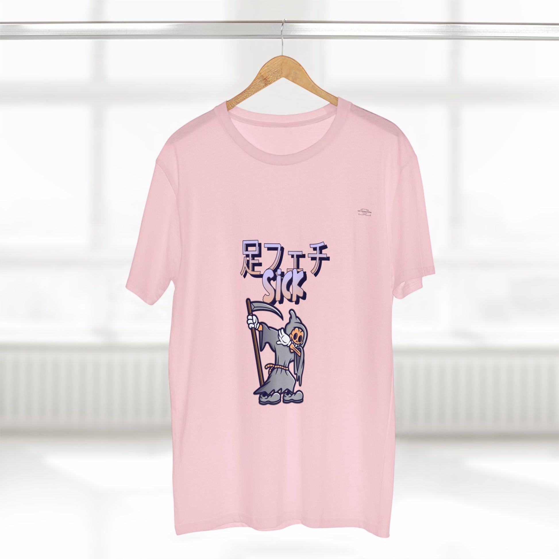 Reaper - Men's Staple Tee, Japanese Sick 'Foot fetish' - Rude Translation Clothing