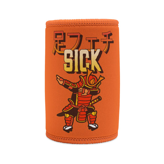 Samurai - Stubby Cooler, Japanese Sick 'Foot fetish' - Rude Translation Clothing