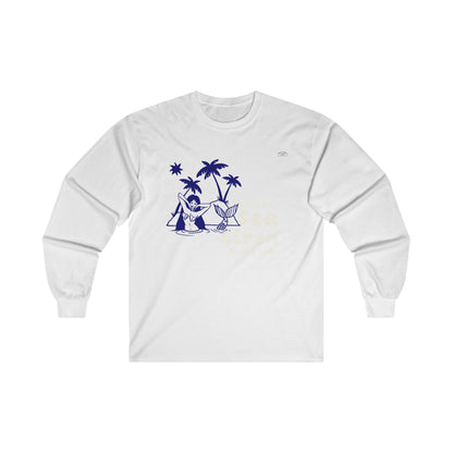 Sea Siren - Unisex Cotton Long Sleeve. Japanese 'I have genital lice' (Crabs) - Rude Translation Clothing