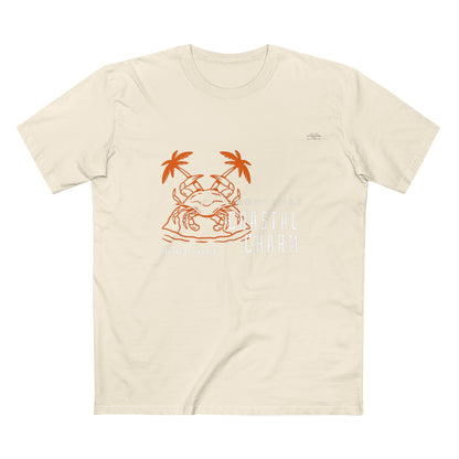 Crab - Men's Staple Tee, Japanese 'I have genital lice' (Crabs) - Rude Translation Clothing