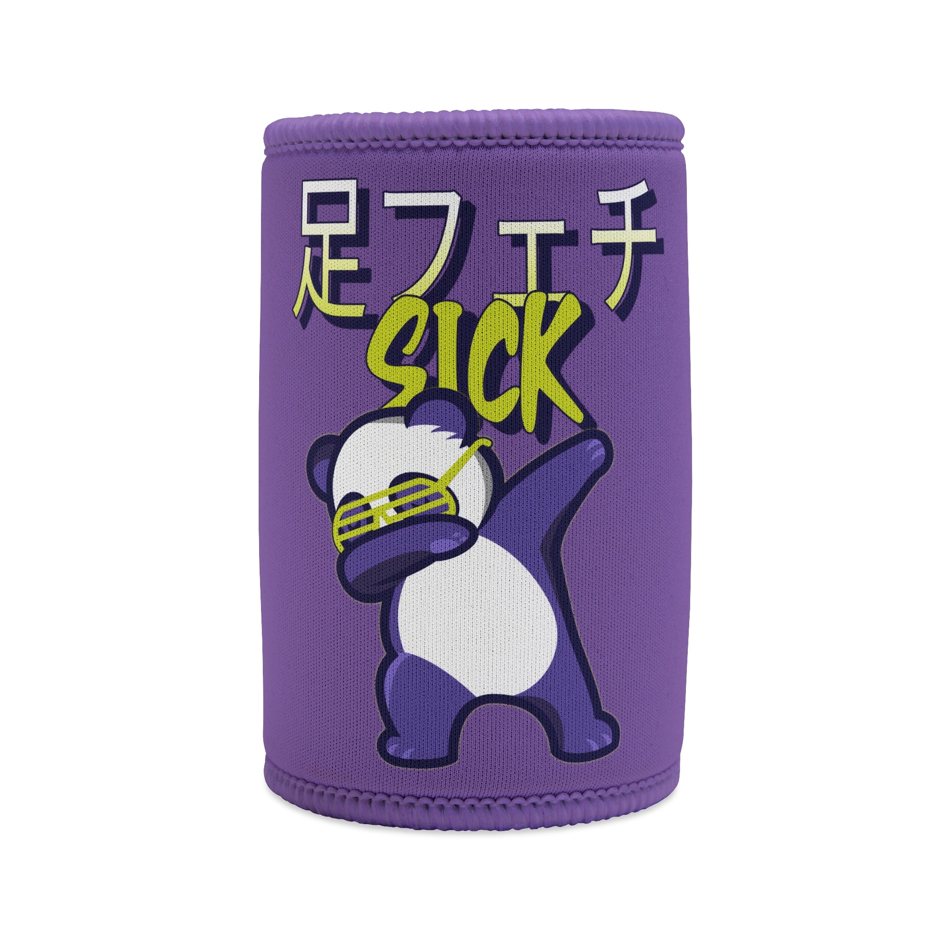 Panda - Stubby Cooler, Japanese Sick 'Foot fetish' - Rude Translation Clothing