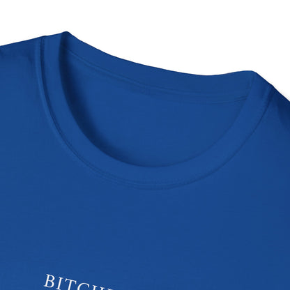 Red hair - Unisex Softstyle T-Shirt, English 'Bitches be trippin & drippin' - Rude Translation Clothing