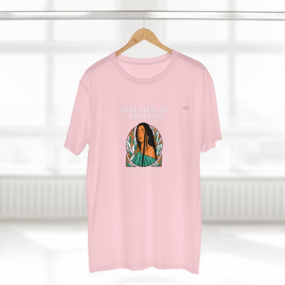 Long hair - Men's Staple Tee, English 'Bitches be trippin & drippin' - Rude Translation Clothing