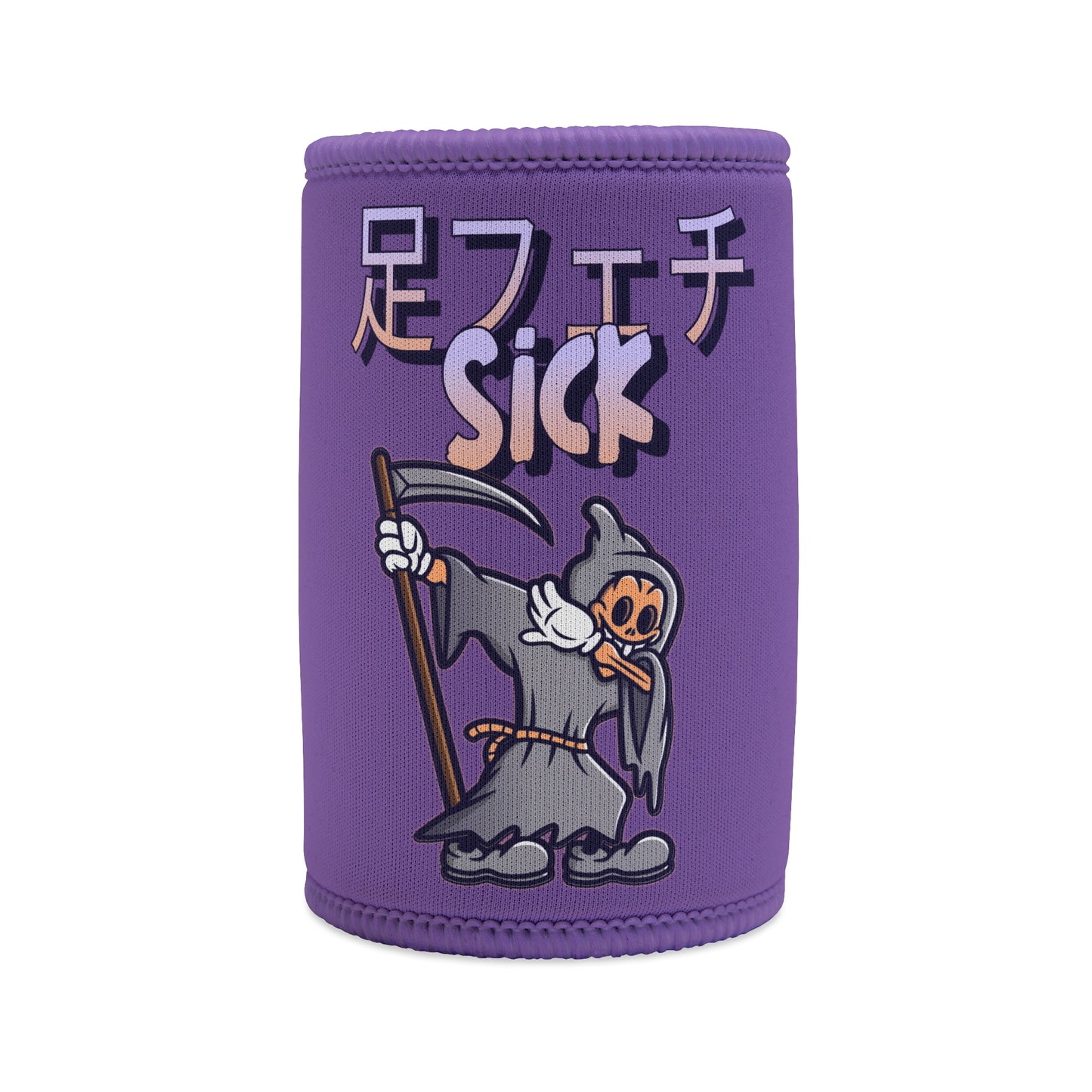 Reaper - Stubby Cooler, Japanese Sick 'Foot fetish' - Rude Translation Clothing