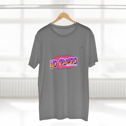 Pink graffiti- Men's Staple Tee, Spanish 'I can't get hard' - Rude Translation Clothing