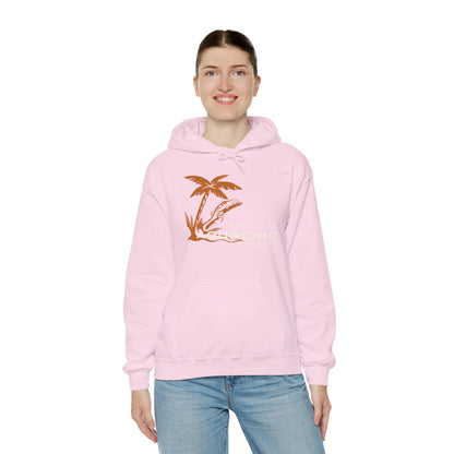 Japanese "I have genital lice" (Crabs), Orange Lizard - Unisex Heavy Blend Hoodie - Rude Translation Clothing