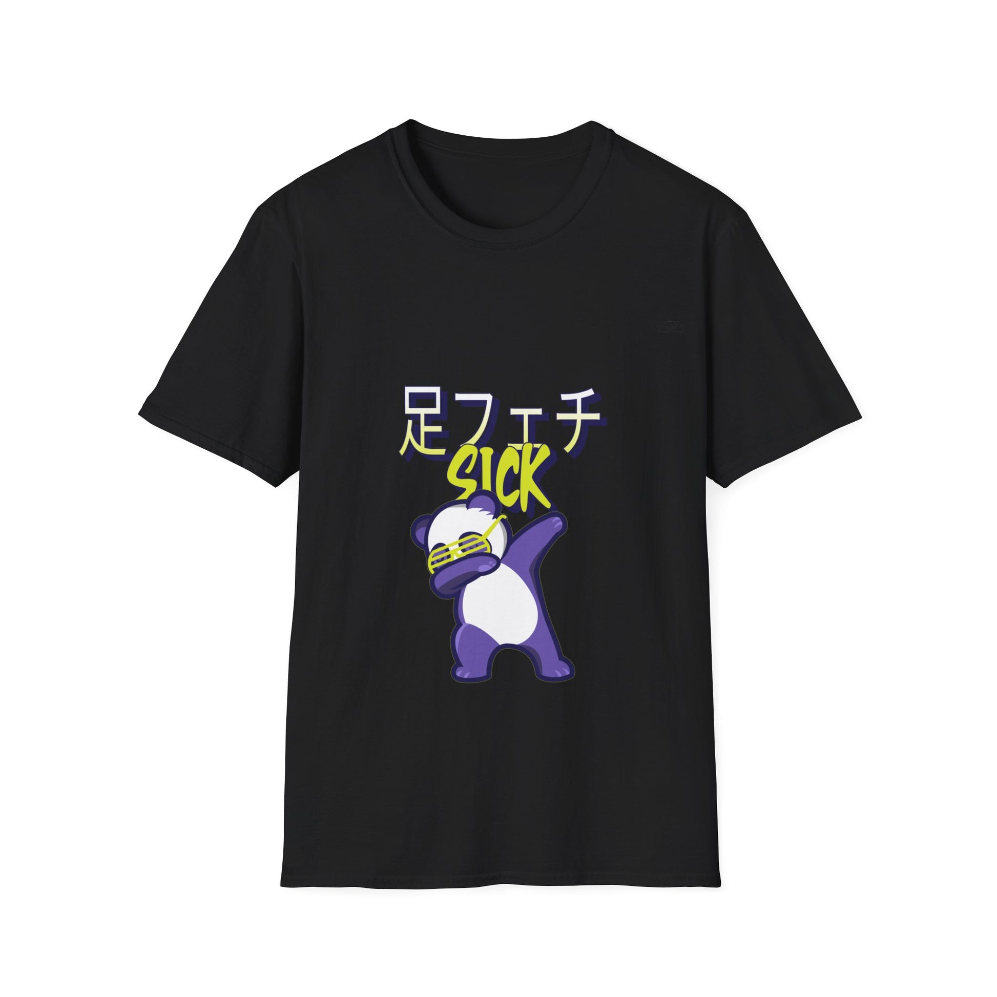 Panda - Unisex Softstyle T-Shirt, Japanese Sick 'Foot fetish' - Rude Translation Clothing