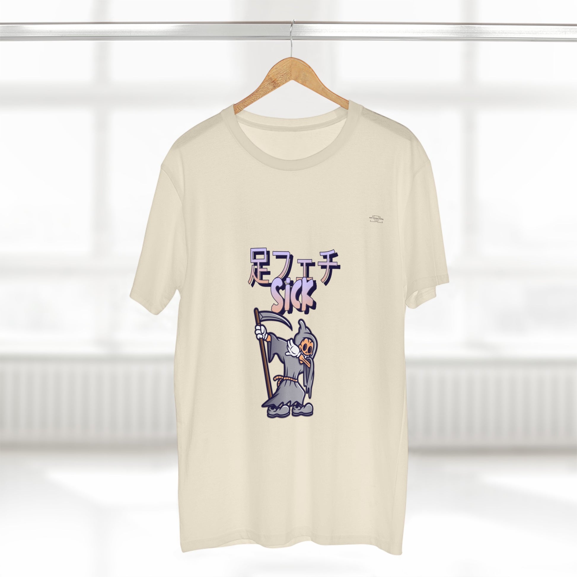 Reaper - Men's Staple Tee, Japanese Sick 'Foot fetish' - Rude Translation Clothing