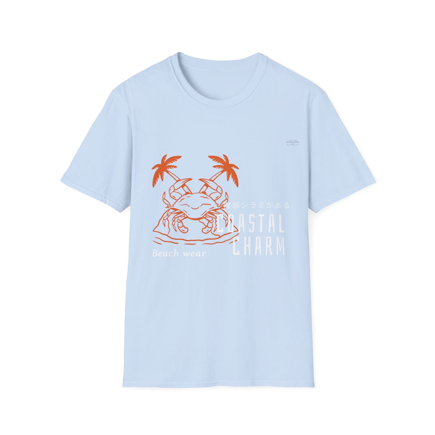 Crab - Unisex Softstyle T-Shirt, Japanese 'I have genital lice' (Crabs) - Rude Translation Clothing