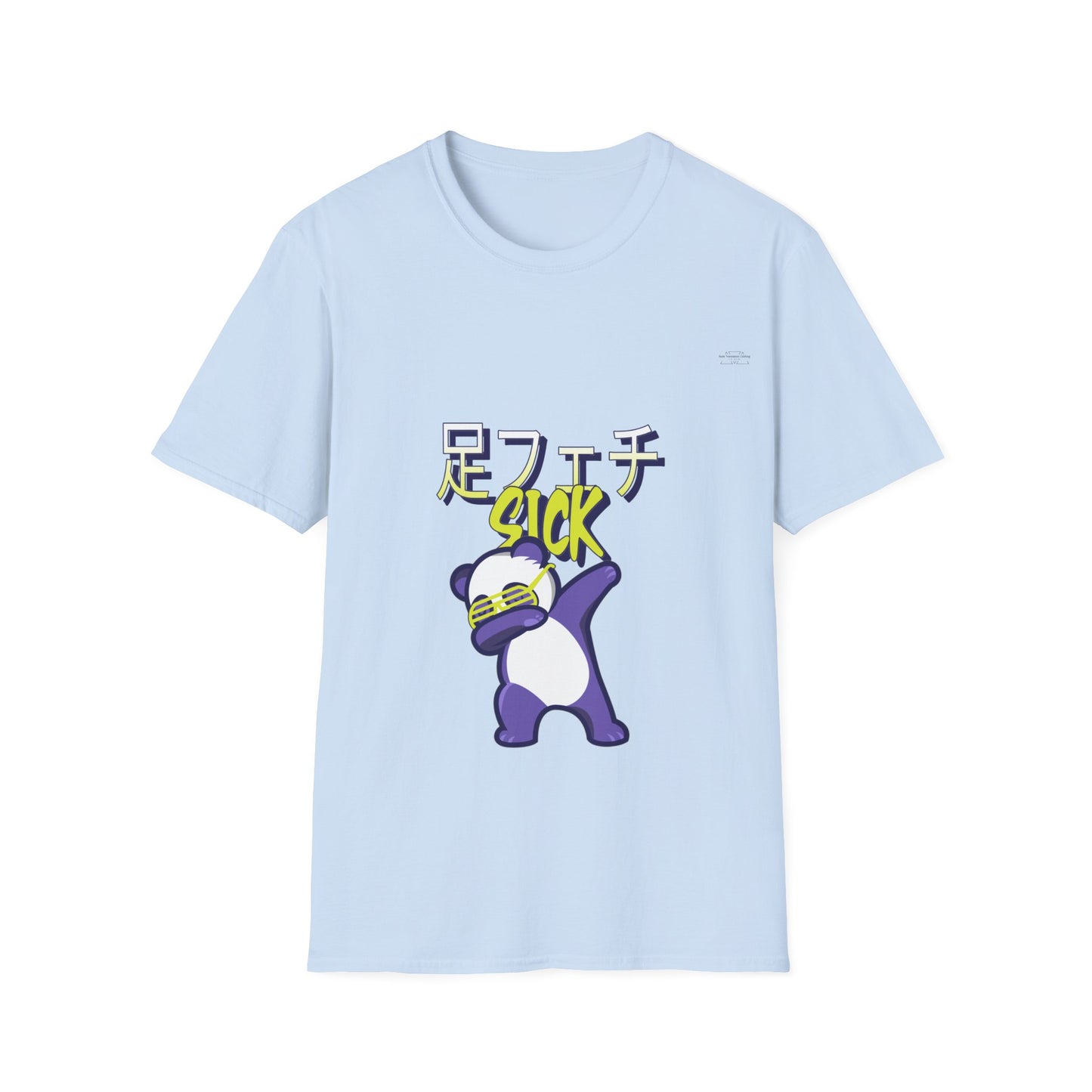 Panda - Unisex Softstyle T-Shirt, Japanese Sick 'Foot fetish' - Rude Translation Clothing