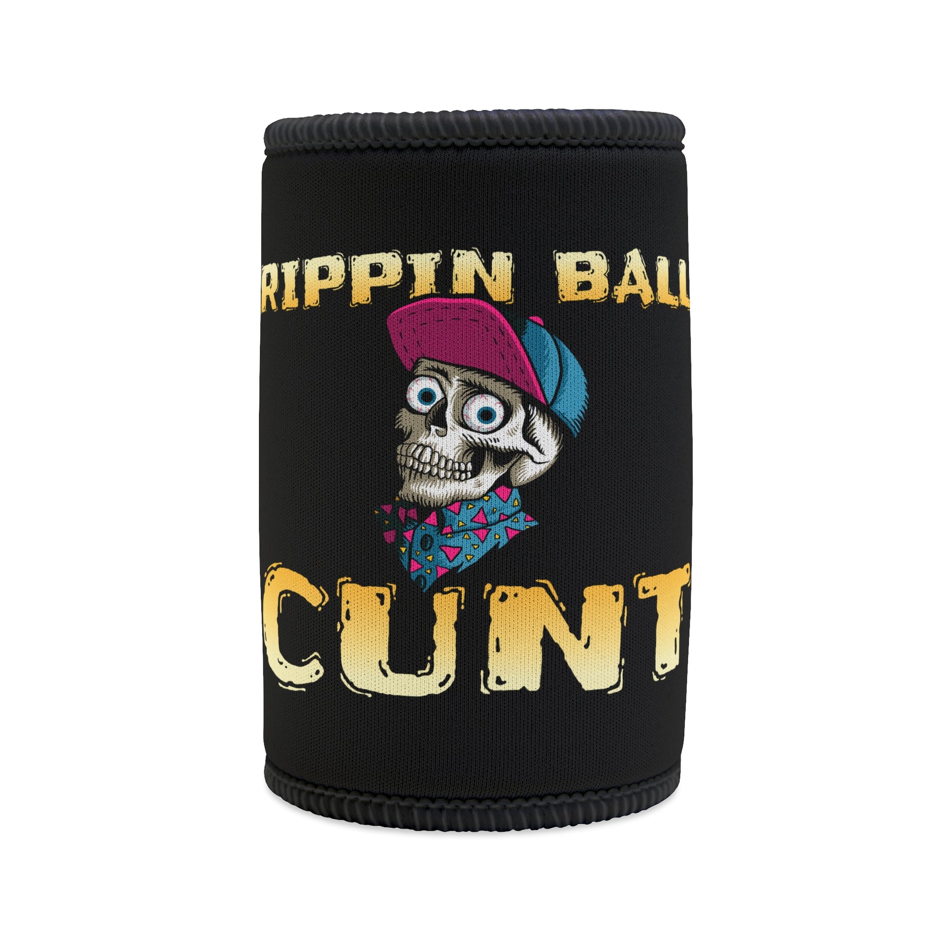 Cap - Stubby Cooler, English 'Trippin balls cunt' - Rude Translation Clothing