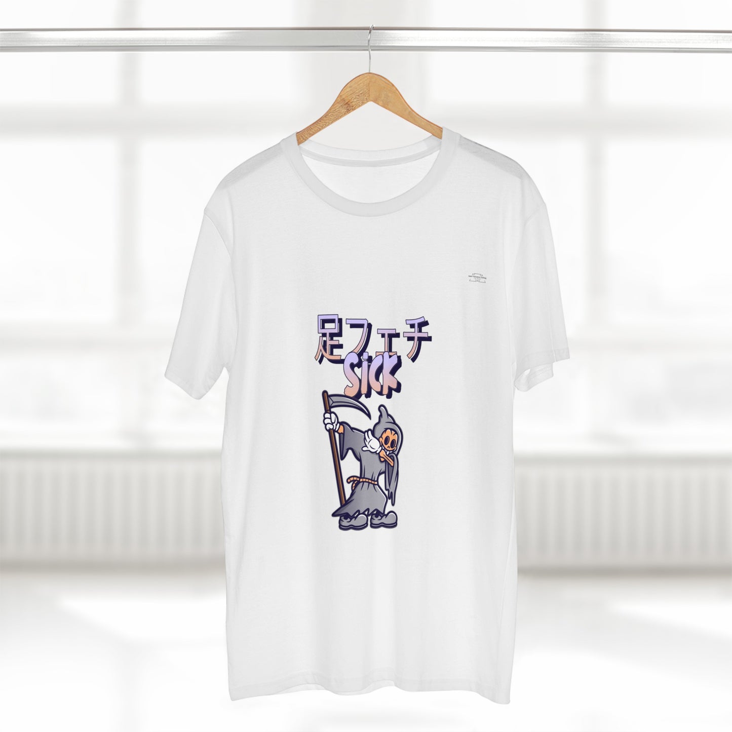 Reaper - Men's Staple Tee, Japanese Sick 'Foot fetish' - Rude Translation Clothing