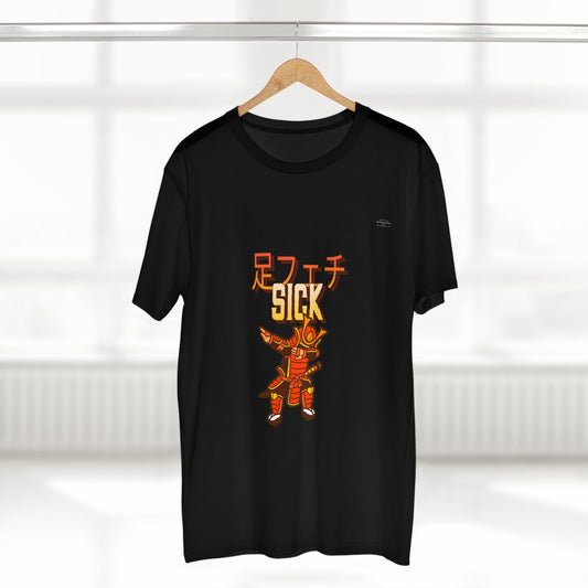 Samurai - Men's Staple Tee, Japanese Sick 'Foot fetish' - Rude Translation Clothing