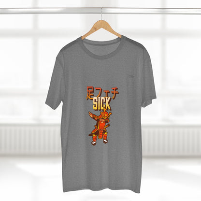 Samurai - Men's Staple Tee, Japanese Sick 'Foot fetish' - Rude Translation Clothing