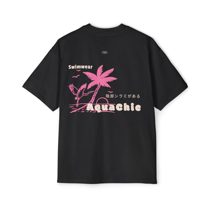 Stork - Men's Heavy Oversized Tee, Japanese 'I have genital lice' (Crabs) - Rude Translation Clothing