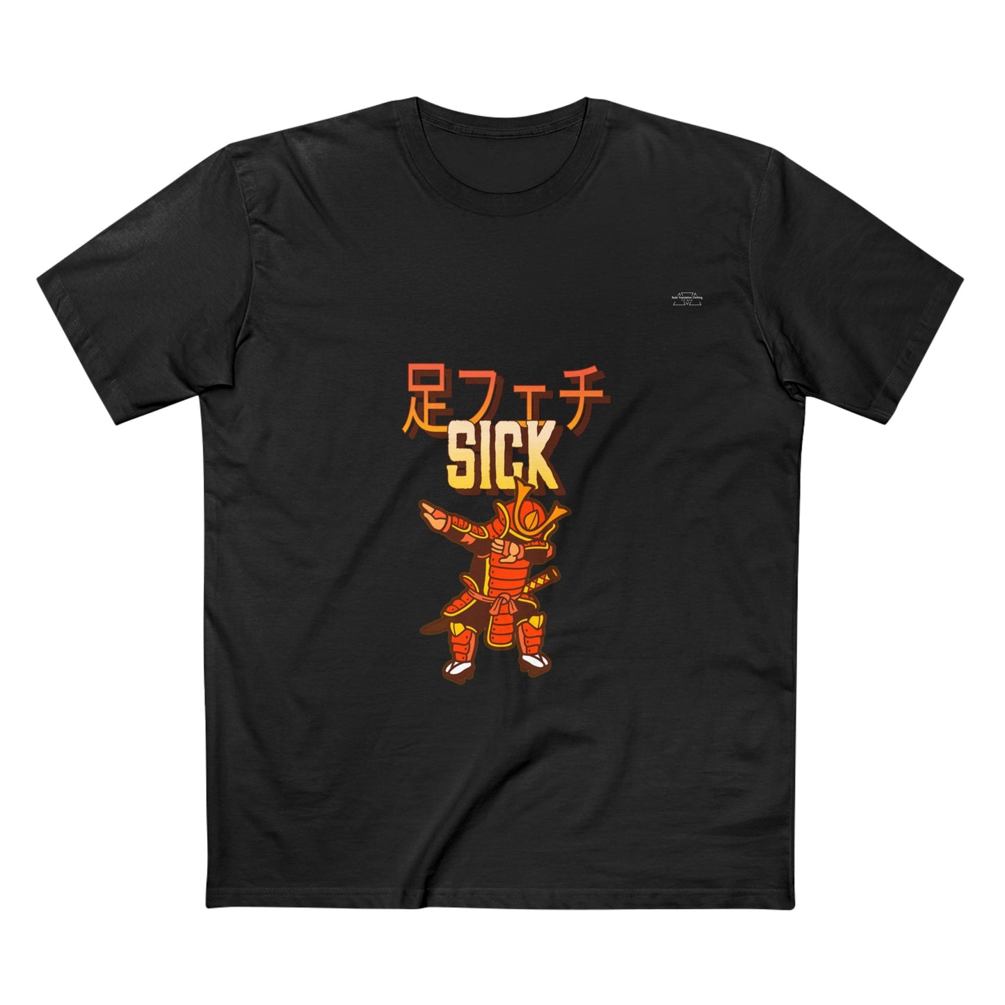 Samurai - Men's Staple Tee, Japanese Sick 'Foot fetish' - Rude Translation Clothing