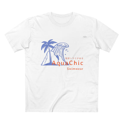 Wave - Men's Staple Tee, Japanese 'I have genital lice' (Crabs) - Rude Translation Clothing