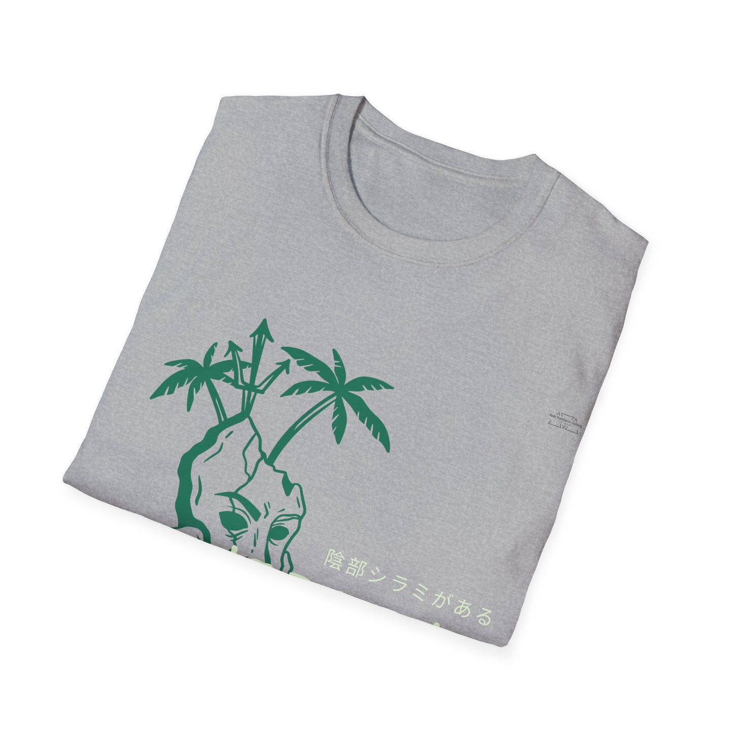 Island - Unisex Softstyle T-Shirt, Japanese 'I have genital lice' (Crabs) - Rude Translation Clothing