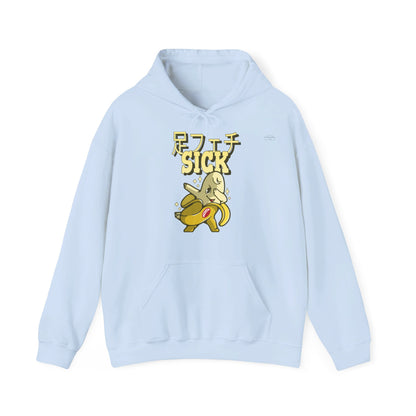 Japanese 'Sick foot fetish', Dabbing Banana - Unisex Heavy Blend Hoodie - Rude Translation Clothing