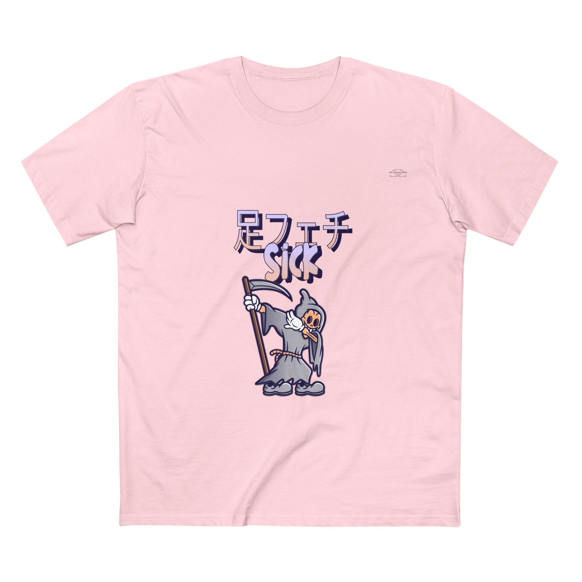 Reaper - Men's Staple Tee, Japanese Sick 'Foot fetish' - Rude Translation Clothing