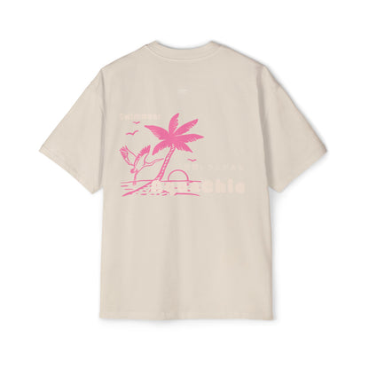 Stork - Men's Heavy Oversized Tee, Japanese 'I have genital lice' (Crabs) - Rude Translation Clothing