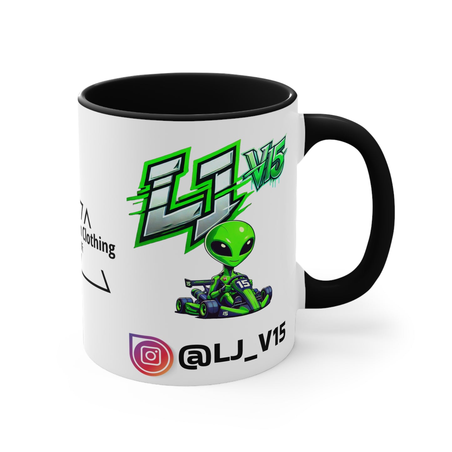 Lj_v15 Sponsored Mug - Black and white