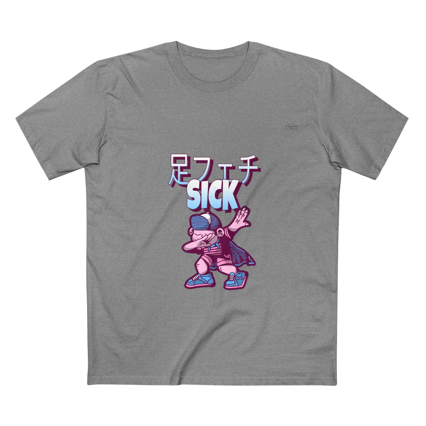 Cape - Men's Staple Tee, Japanese Sick 'Foot fetish' - Rude Translation Clothing