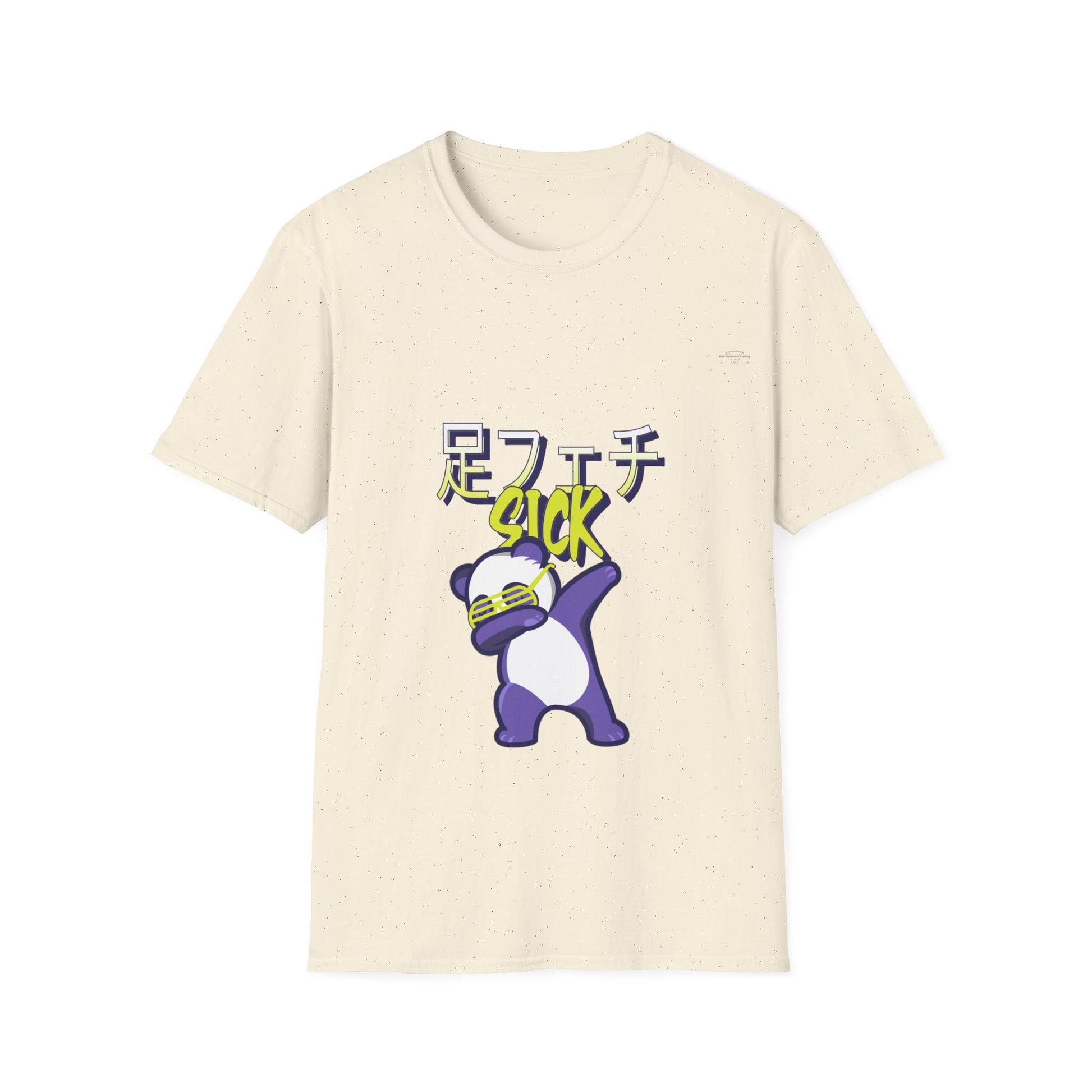 Panda - Unisex Softstyle T-Shirt, Japanese Sick 'Foot fetish' - Rude Translation Clothing