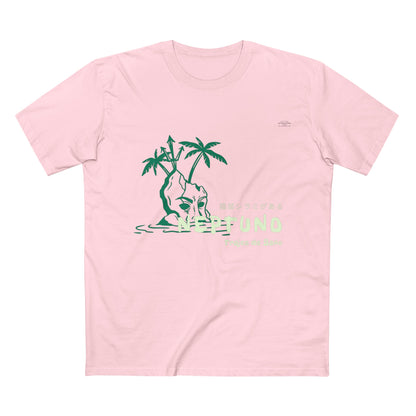 Island - Men's Staple Tee, Japanese 'I have genital lice' (Crabs) - Rude Translation Clothing