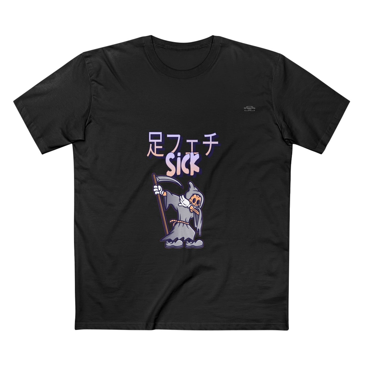 Reaper - Men's Staple Tee, Japanese Sick 'Foot fetish' - Rude Translation Clothing