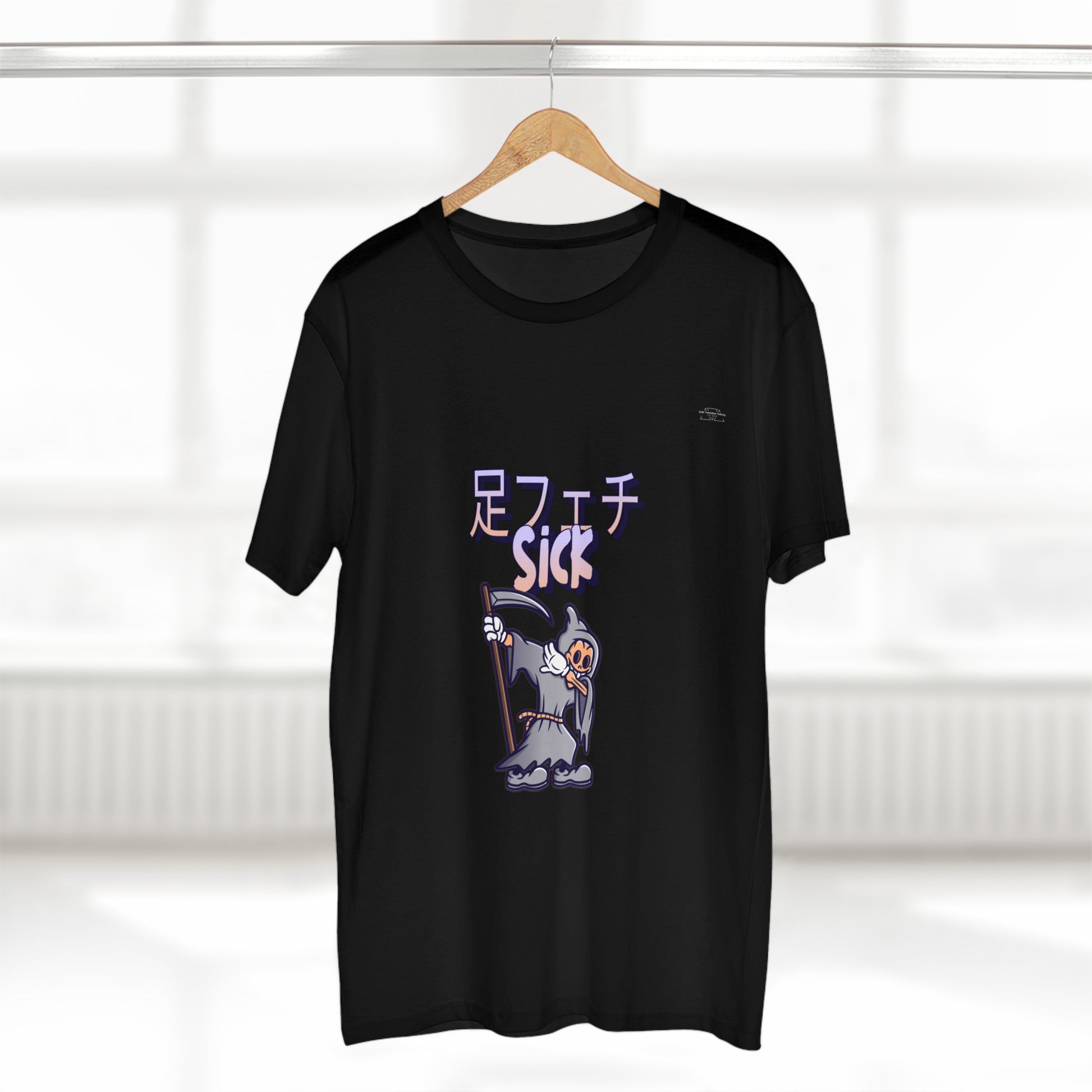 Reaper - Men's Staple Tee, Japanese Sick 'Foot fetish' - Rude Translation Clothing