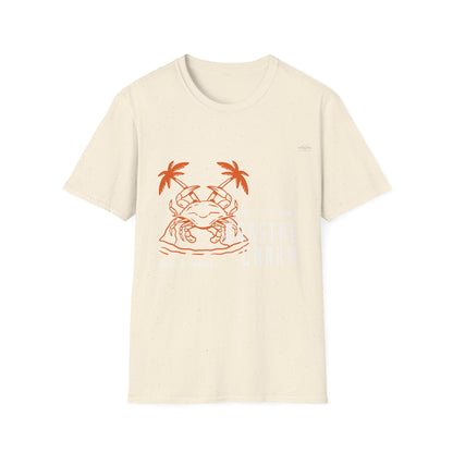 Crab - Unisex Softstyle T-Shirt, Japanese 'I have genital lice' (Crabs) - Rude Translation Clothing