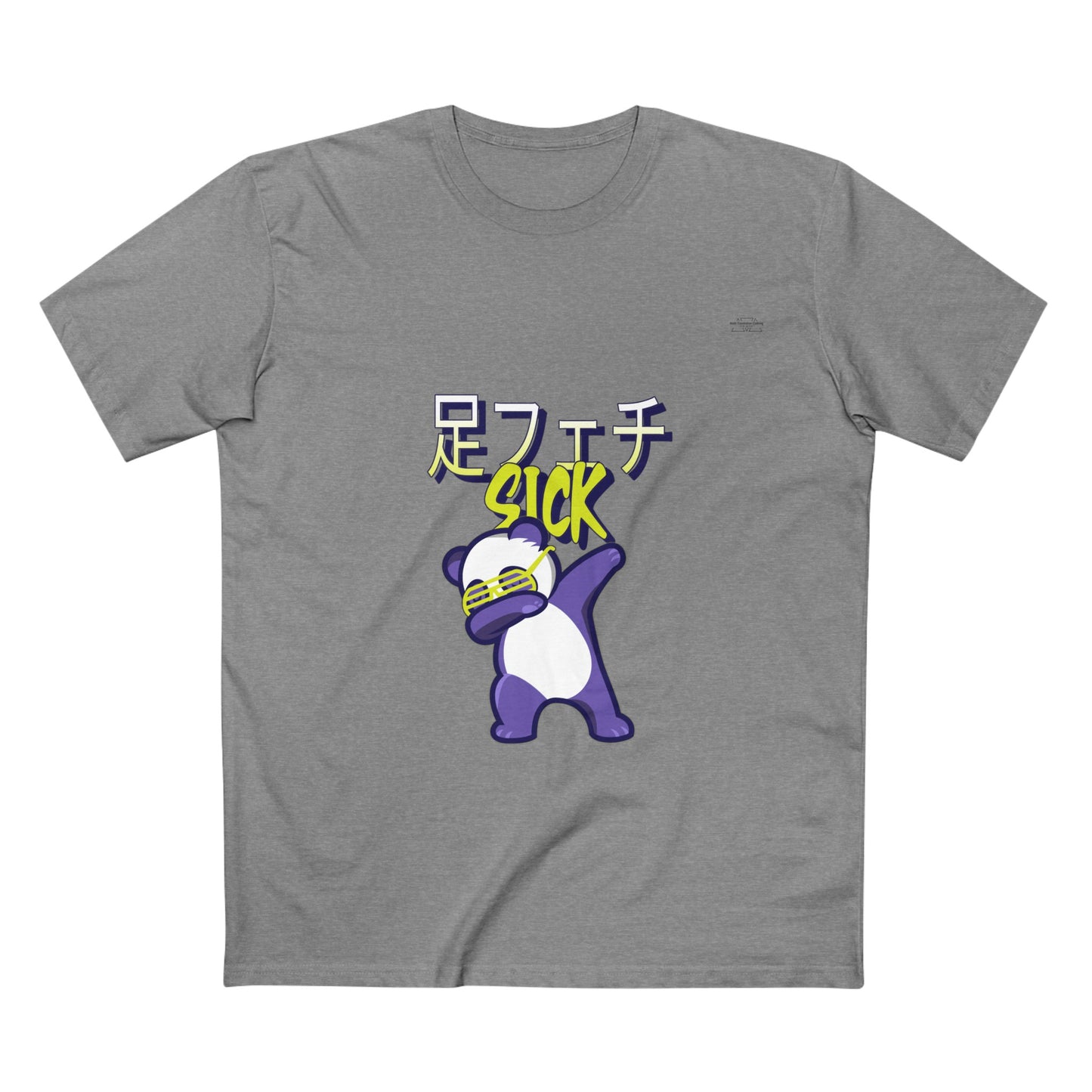 Panda - Men's Staple Tee, Japanese Sick 'Foot fetish' - Rude Translation Clothing